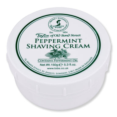 Taylor of Old Bond Street Taylor of Old Bond Street Peppermint Shaving Cream Shaving Creams, Lotions & Gels 150 g 