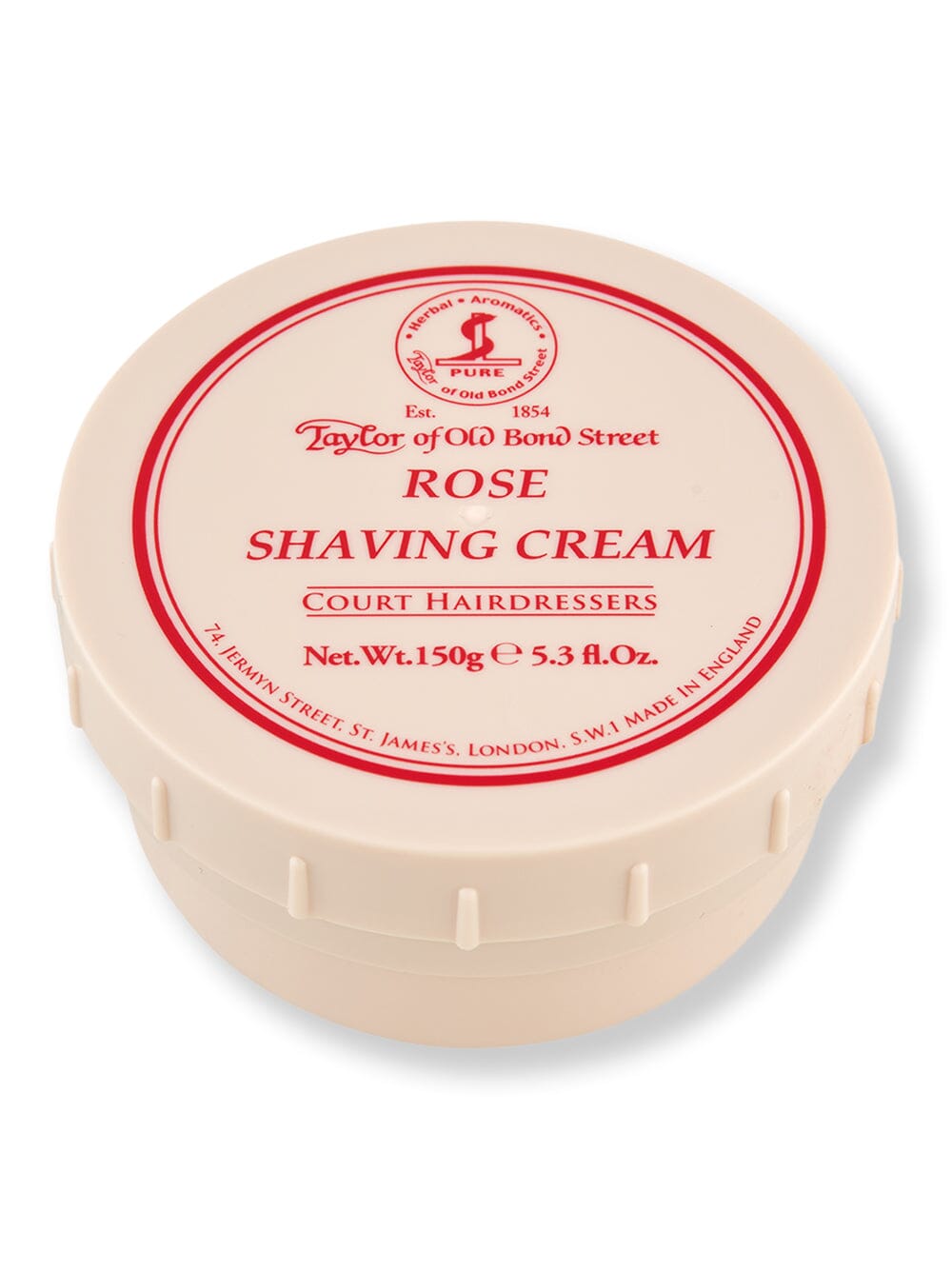 Taylor of Old Bond Street Taylor of Old Bond Street Rose Shaving Cream 150 g Shaving Creams, Lotions & Gels 