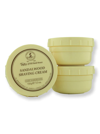 Taylor of Old Bond Street Taylor of Old Bond Street Sandalwood Shaving Cream Bowl 3 ct 150 g Shaving Creams, Lotions & Gels 