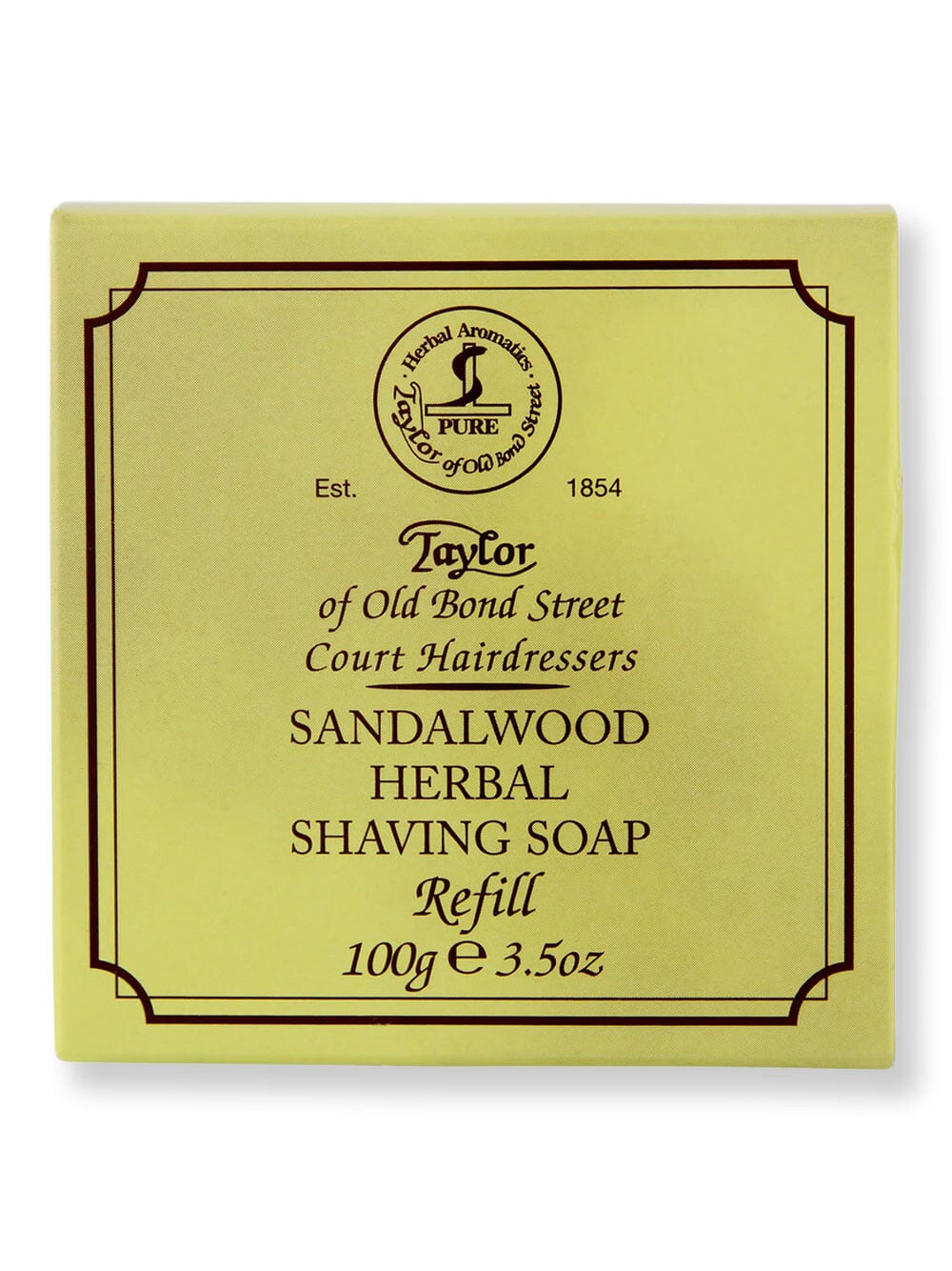 Taylor of Old Bond Street Taylor of Old Bond Street Sandalwood Soap Refill 100 g 100 g Bar Soaps 