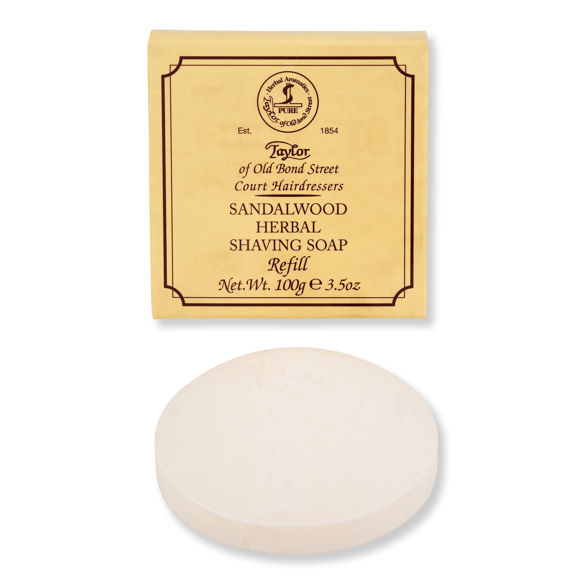 Taylor of Old Bond Street Taylor of Old Bond Street Sandalwood Soap Refill 100 g 100 g Bar Soaps 
