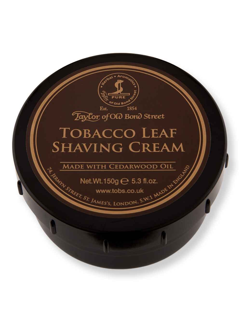 Taylor of Old Bond Street Taylor of Old Bond Street Tobacco Leaf Shaving Cream 150 g Shaving Creams, Lotions & Gels 