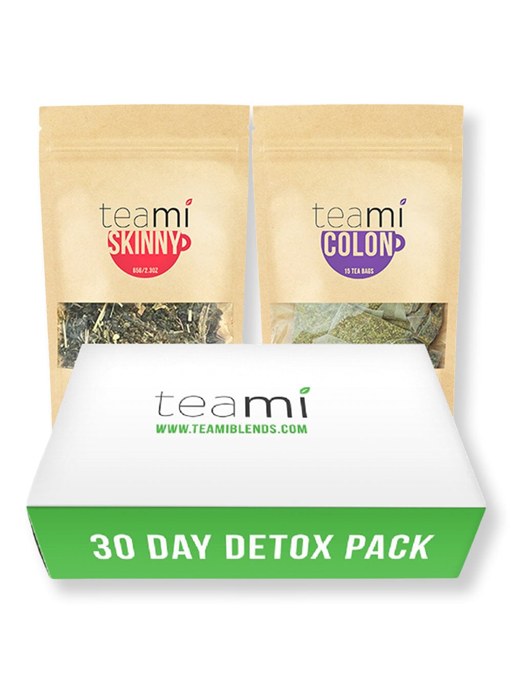 Teami Blends Teami Blends 30 Day Detox Pack 5.6 oz Herbal Supplements 