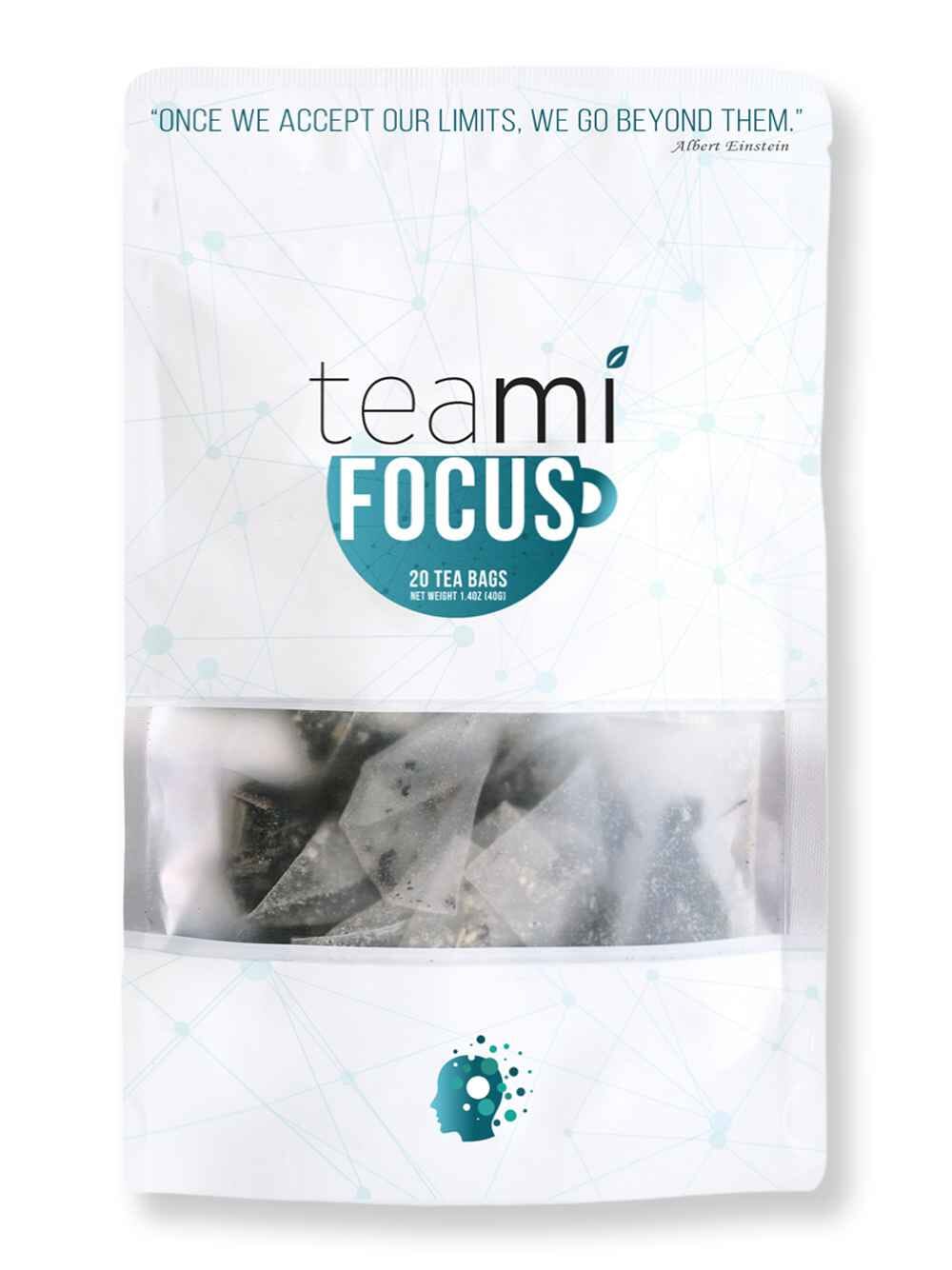 Teami Blends Teami Blends Focus Tea 1.4 oz Herbal Supplements 