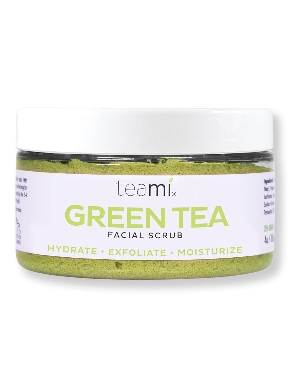 Teami Blends Teami Blends Green Tea Facial Scrub Exfoliators & Peels 4 oz 
