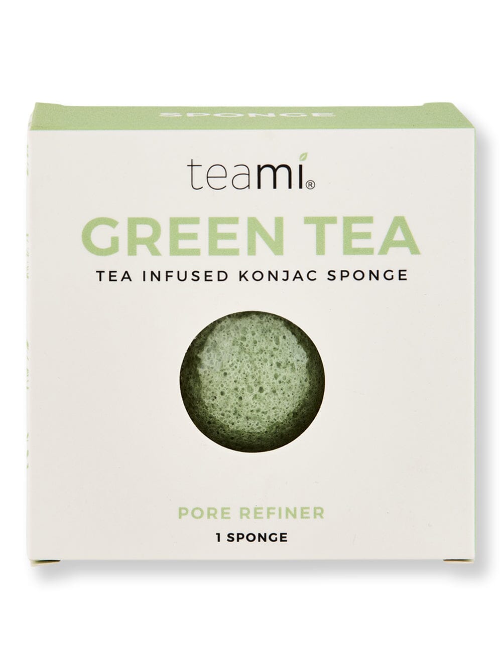 Teami Blends Teami Blends Konjac Sponge Green Tea 0.1 oz Makeup Sponges & Applicators 