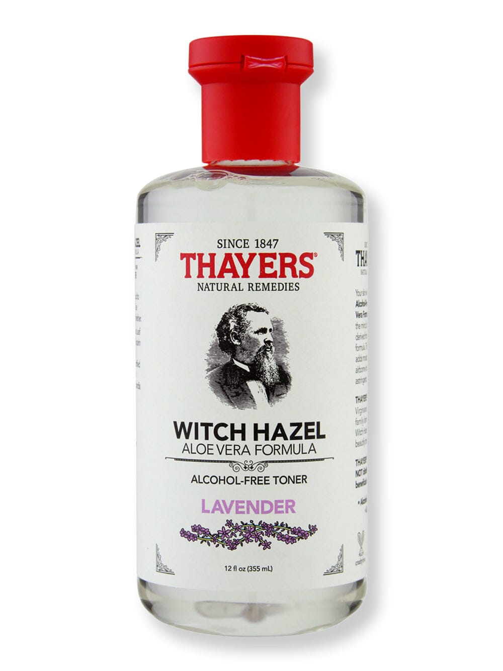 Thayer's Thayer's Alcohol-Free Lavender Witch Hazel Toner with Aloe Vera Toners 12 oz 