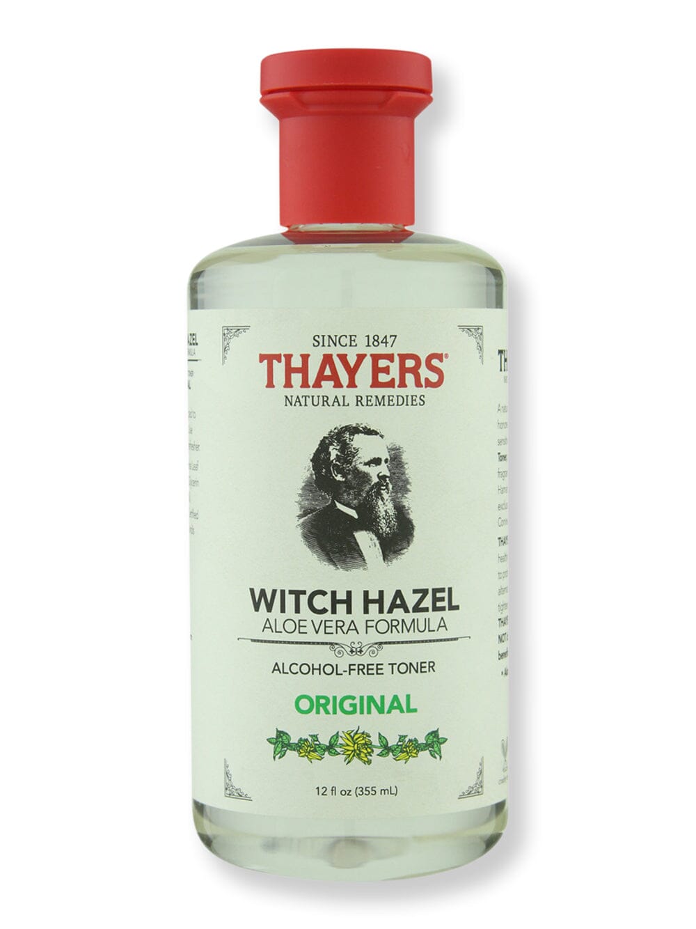 Thayer's Thayer's Alcohol-Free Original Witch Hazel Toner with Aloe Vera Toners 12 oz 