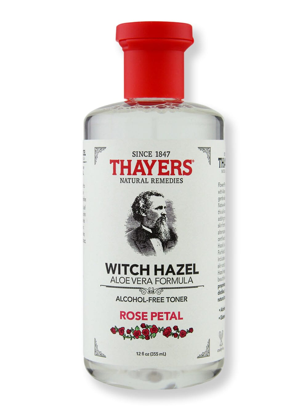 Thayer's Thayer's Alcohol-Free Rose Petal Witch Hazel Toner with Aloe Vera Toners 12 oz 