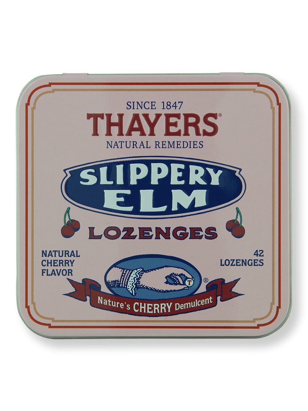 Thayer's Thayer's Cherry Slippery Elm Lozenges Wellness Supplements 42 ct 