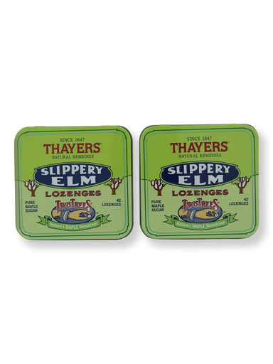 Thayer's Thayer's Maple Two Trees Slippery Elm Lozenges 2 Pack 42 ct Wellness Supplements 