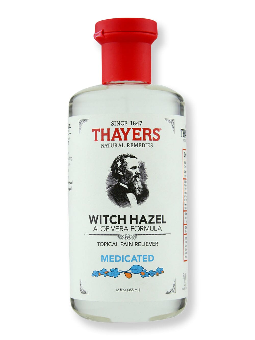Thayer's Thayer's Medicated Witch Hazel Astringent with Aloe Vera Face Cleansers 12 oz 