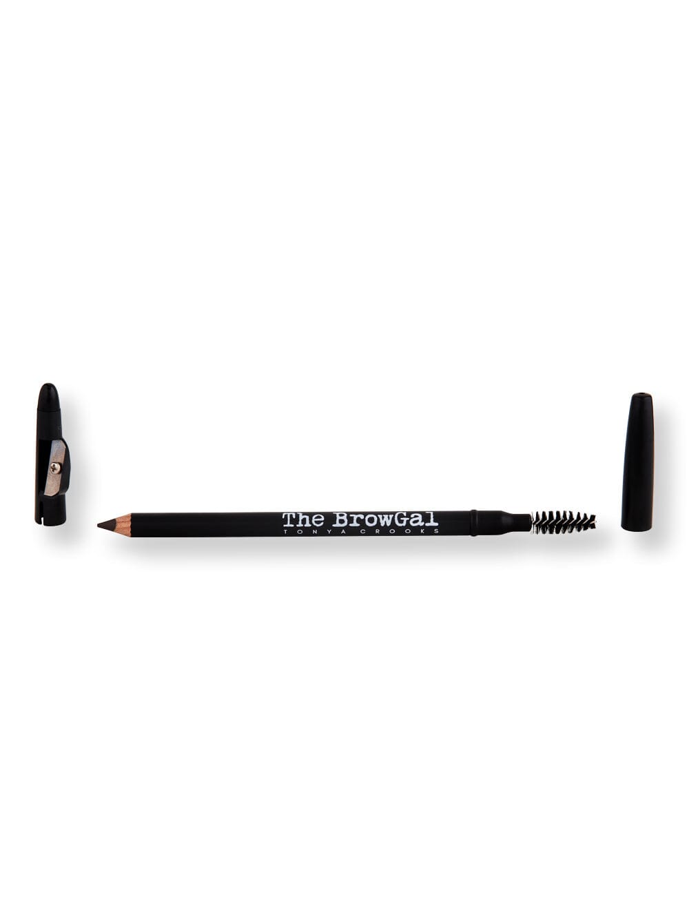 The BrowGal The BrowGal Eyebrow Pencil with Sharpener Cap + Mascara Brush Eyebrows 03 Chocolate 