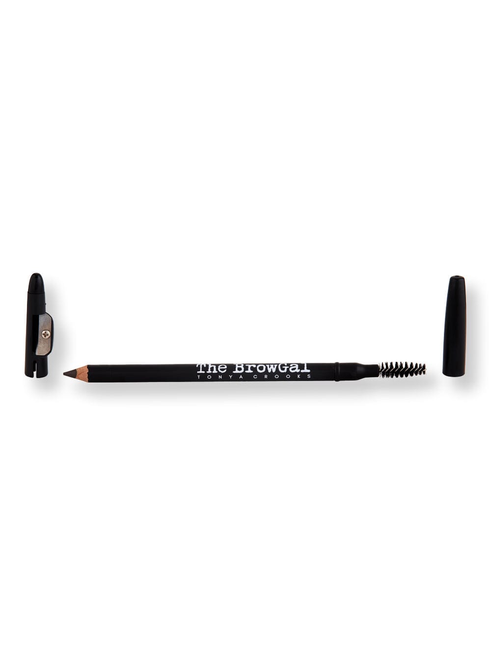 The BrowGal The BrowGal Eyebrow Pencil with Sharpener Cap + Mascara Brush Eyebrows 04 Medium Brown 