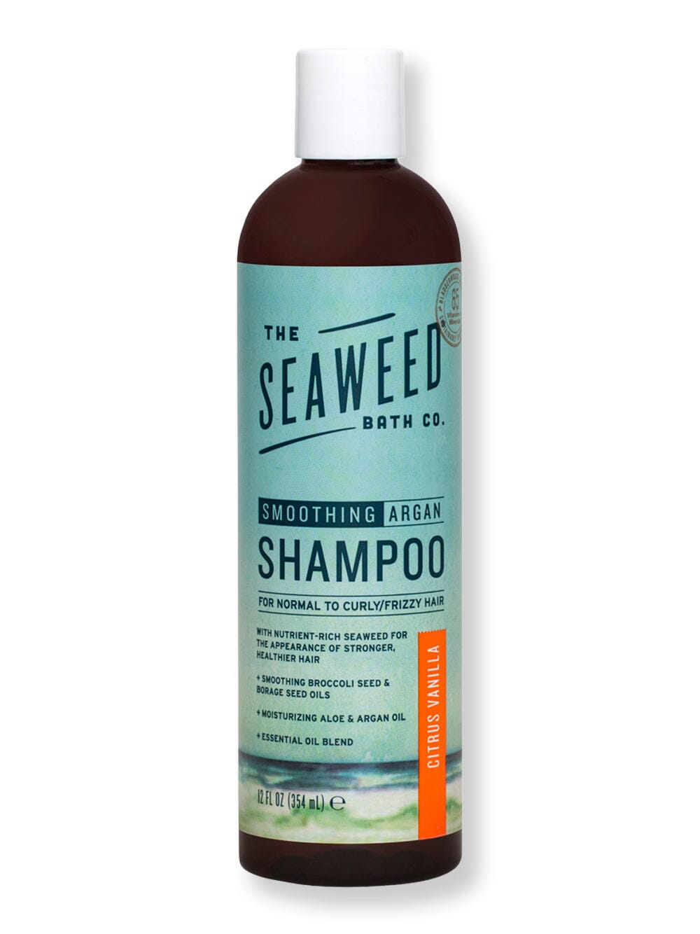 The Seaweed Bath Co. The Seaweed Bath Co. Argan Shampoo Smoothing Citrus Vanilla Shampoos 12 oz 