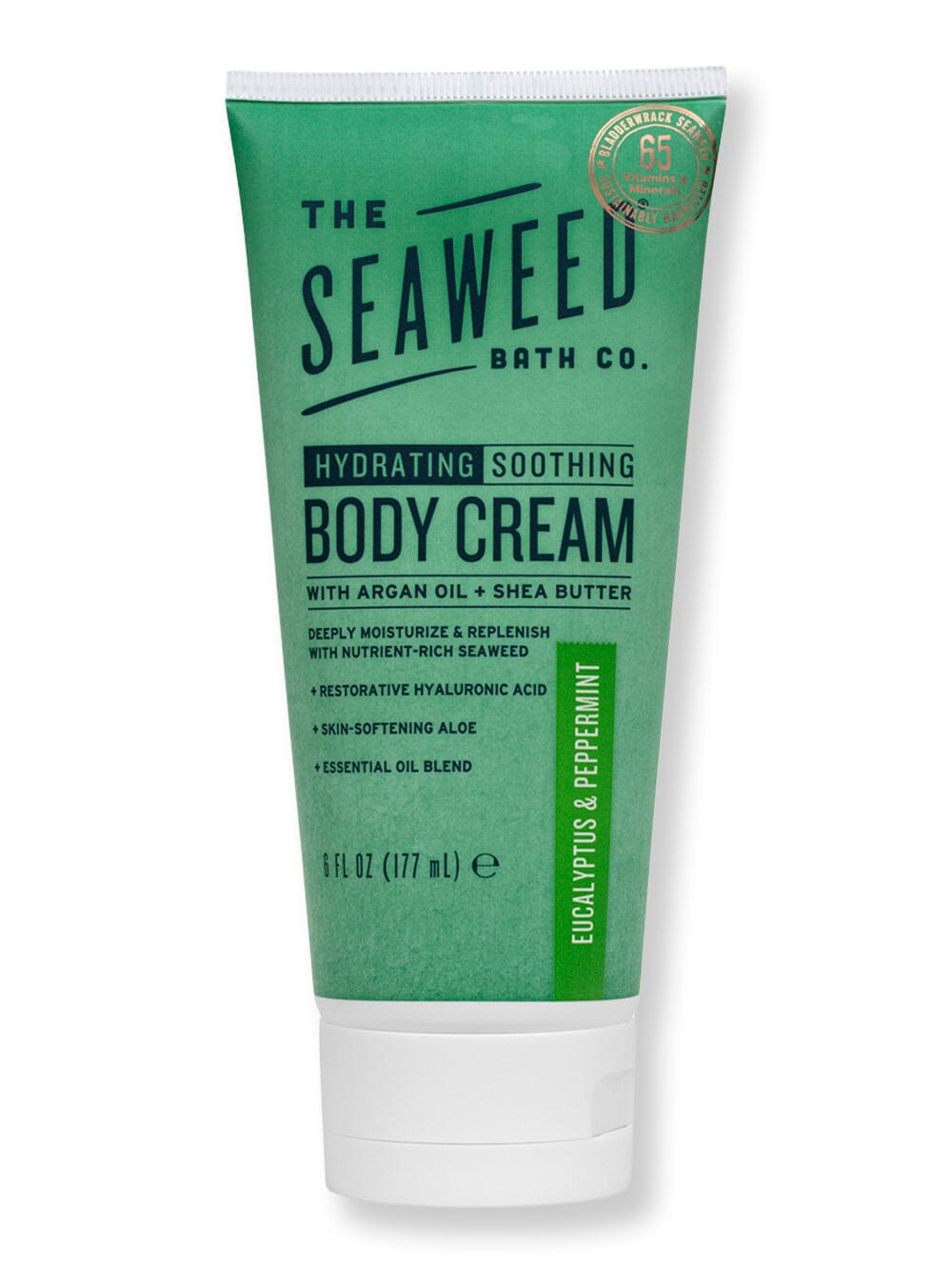 The Seaweed Bath Co. The Seaweed Bath Co. Body Cream Eucalyptus & Peppermint Body Lotions & Oils 6 oz 