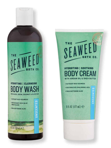 The Seaweed Bath Co. The Seaweed Bath Co. Body Wash Unscented 12 oz & Body Cream Unscented 6 oz Bath & Body Sets 