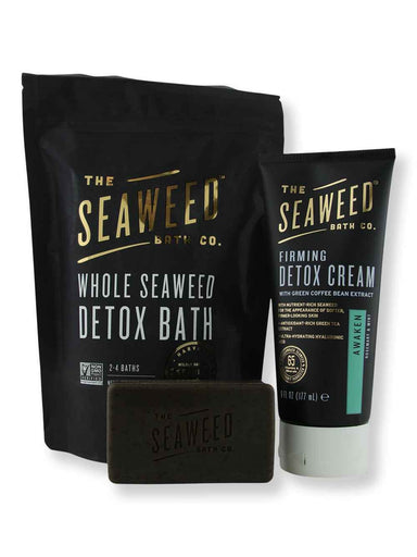 The Seaweed Bath Co. The Seaweed Bath Co. Detox Soap 3.75 oz, Firming Detox Cream Awaken 6 oz, Whole Seaweed Detox Bath 2.5 oz Bath & Body Sets 