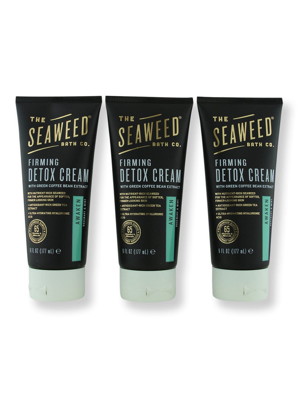 The Seaweed Bath Co. The Seaweed Bath Co. Firming Detox Cream Awaken 3 ct 6 oz Body Lotions & Oils 