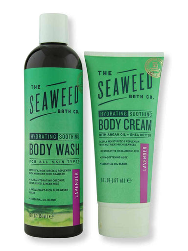 The Seaweed Bath Co. The Seaweed Bath Co. Lavender Body Wash 12 oz & Body Cream 6 oz Bath & Body Sets 