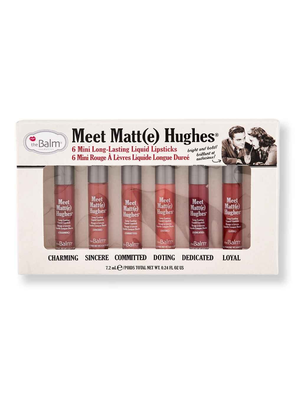 theBalm theBalm Meet Matte Hughes Mini Kit 1 Lipstick, Lip Gloss, & Lip Liners 
