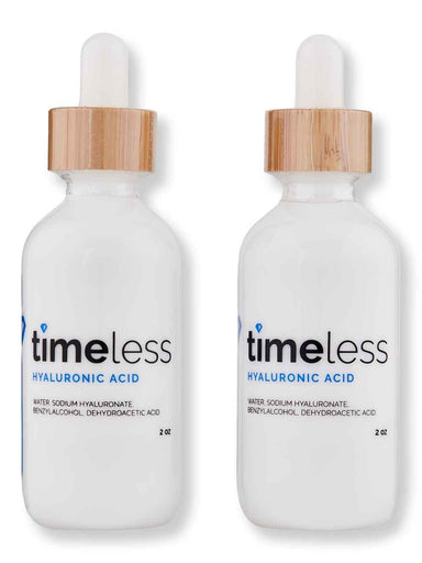 Timeless Skin Care Timeless Skin Care Hyaluronic Acid 100% Pure Serum 2 Ct 2 oz Serums 