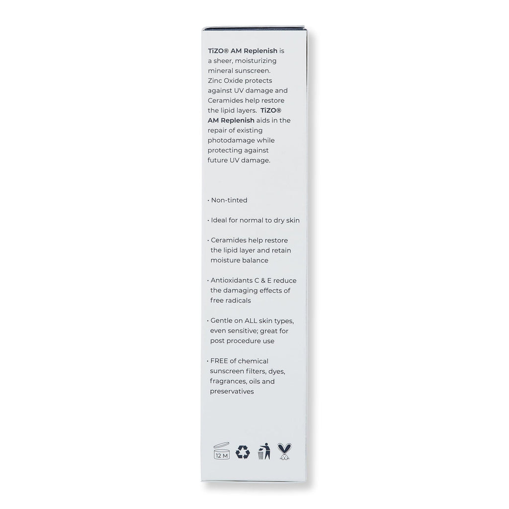 TIZO TIZO AM Replenish Non-Tinted SPF 40 Face Sunscreens 
