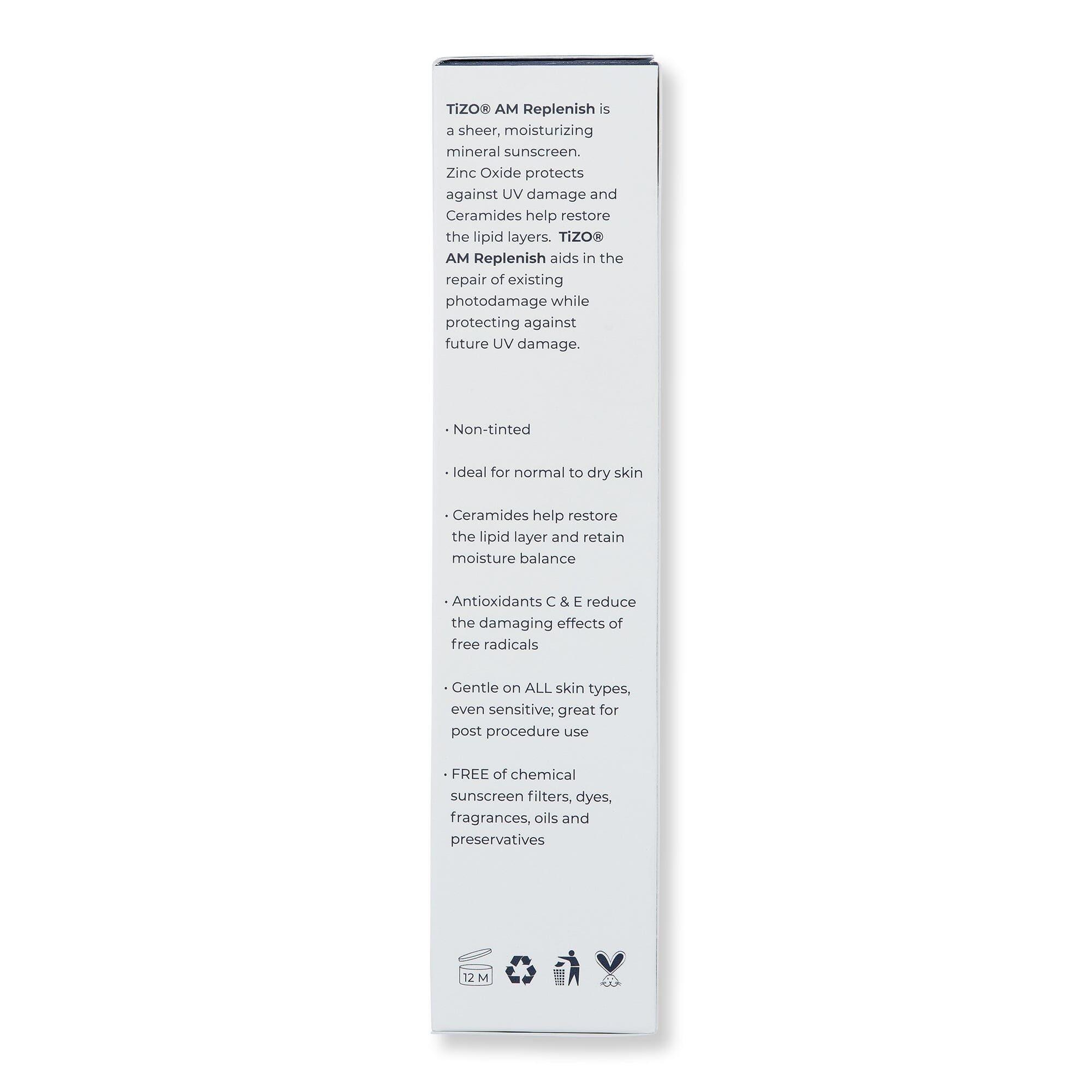 TIZO TIZO AM Replenish Non-Tinted SPF 40 Face Sunscreens 