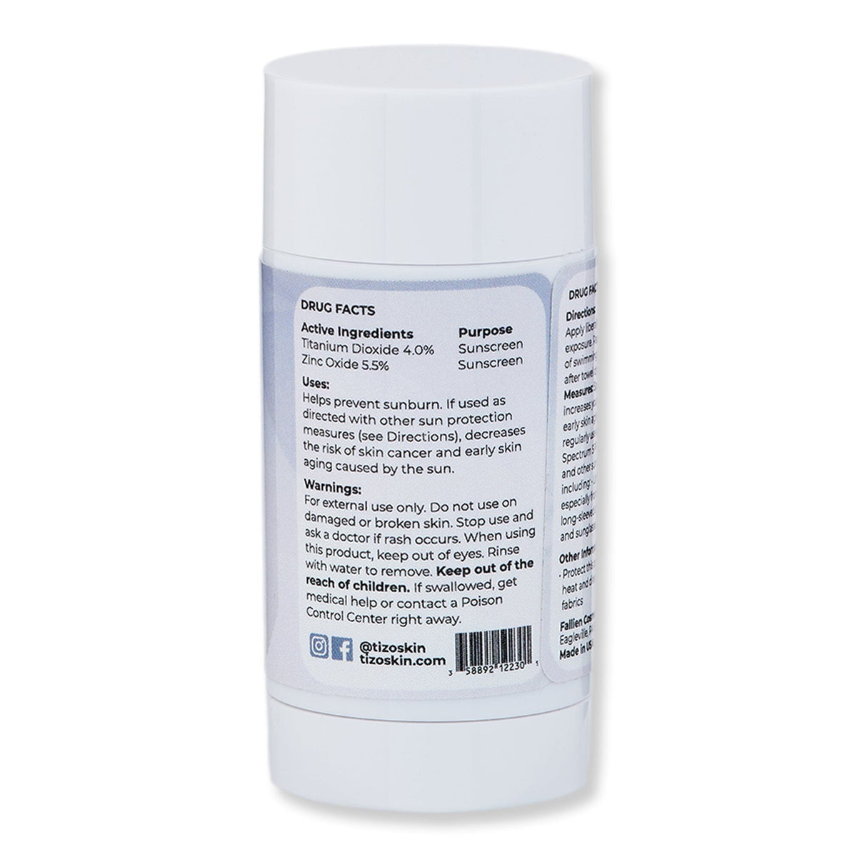 TIZO TIZO Mineral Stick Tinted SPF 45 Face Sunscreens 