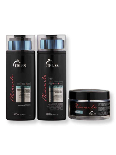 Truss Truss Miracle Shampoo & Conditioner 10.14 oz + Miracle Mask 6.35oz Hair Care Value Sets 