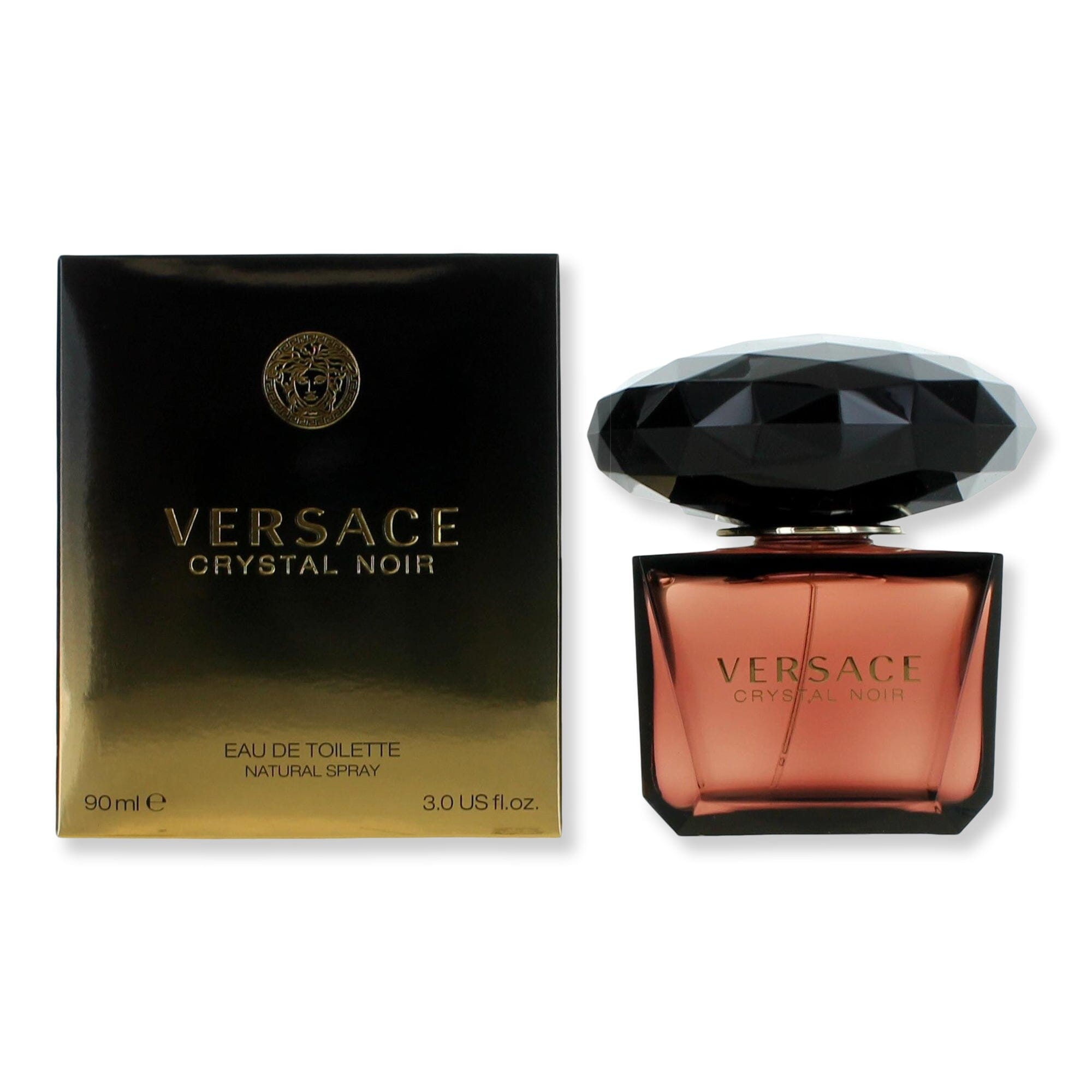 Versace Versace Crystal Noir Eau De Toilette Spray for Women Perfume 3 oz 