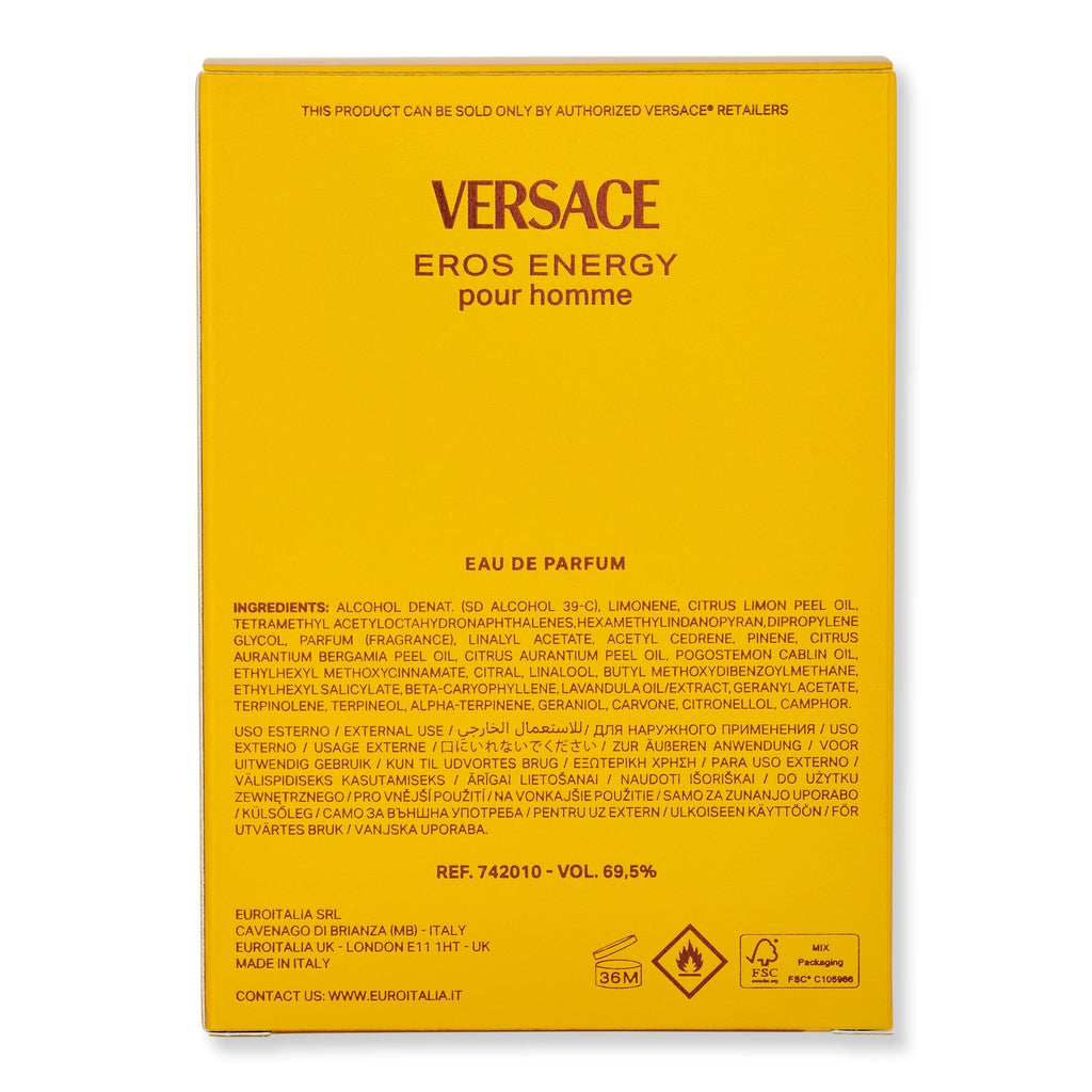 Versace Versace Eros Energy Eau De Parfum Spray Perfume 