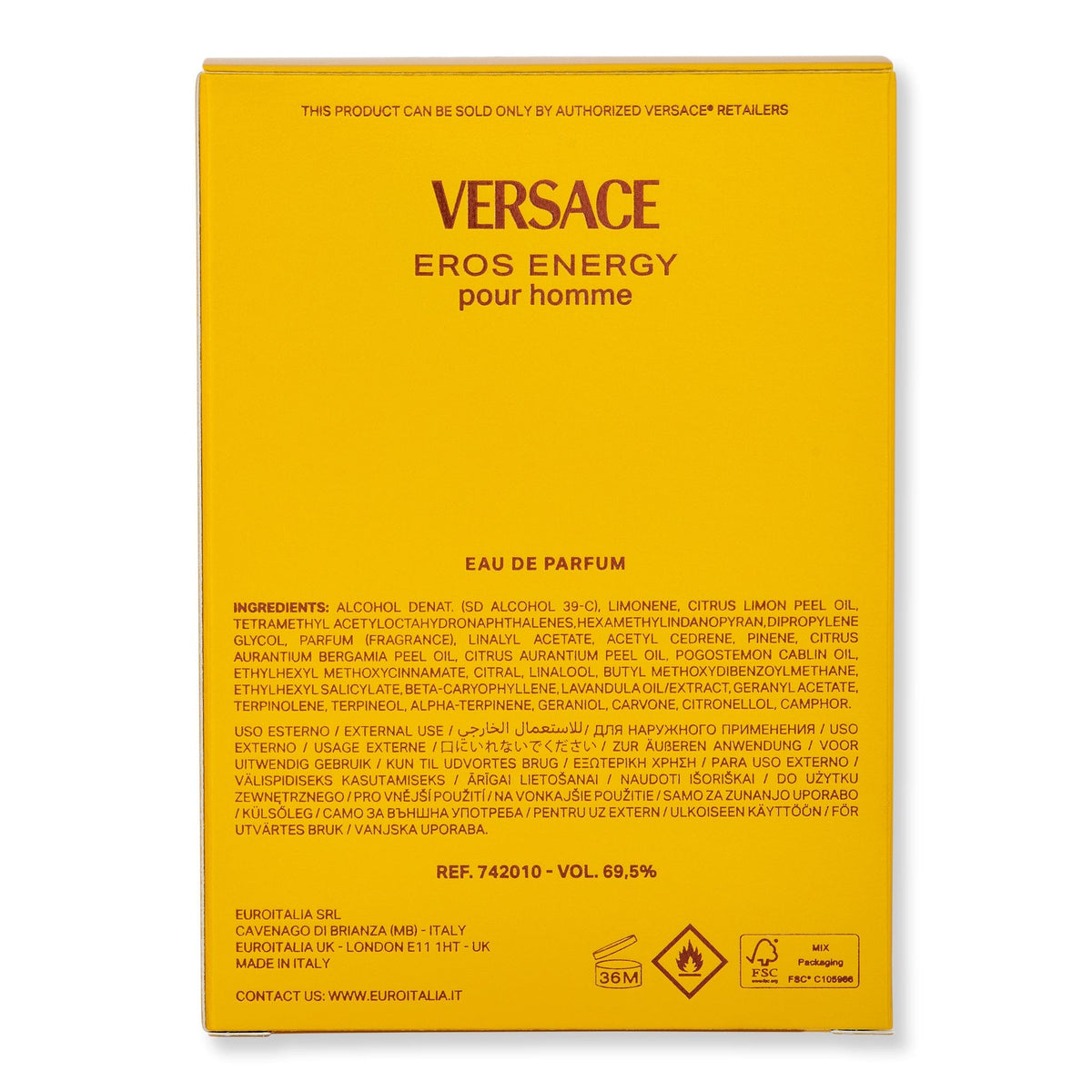 Versace Versace Eros Energy Eau De Parfum Spray Perfume 