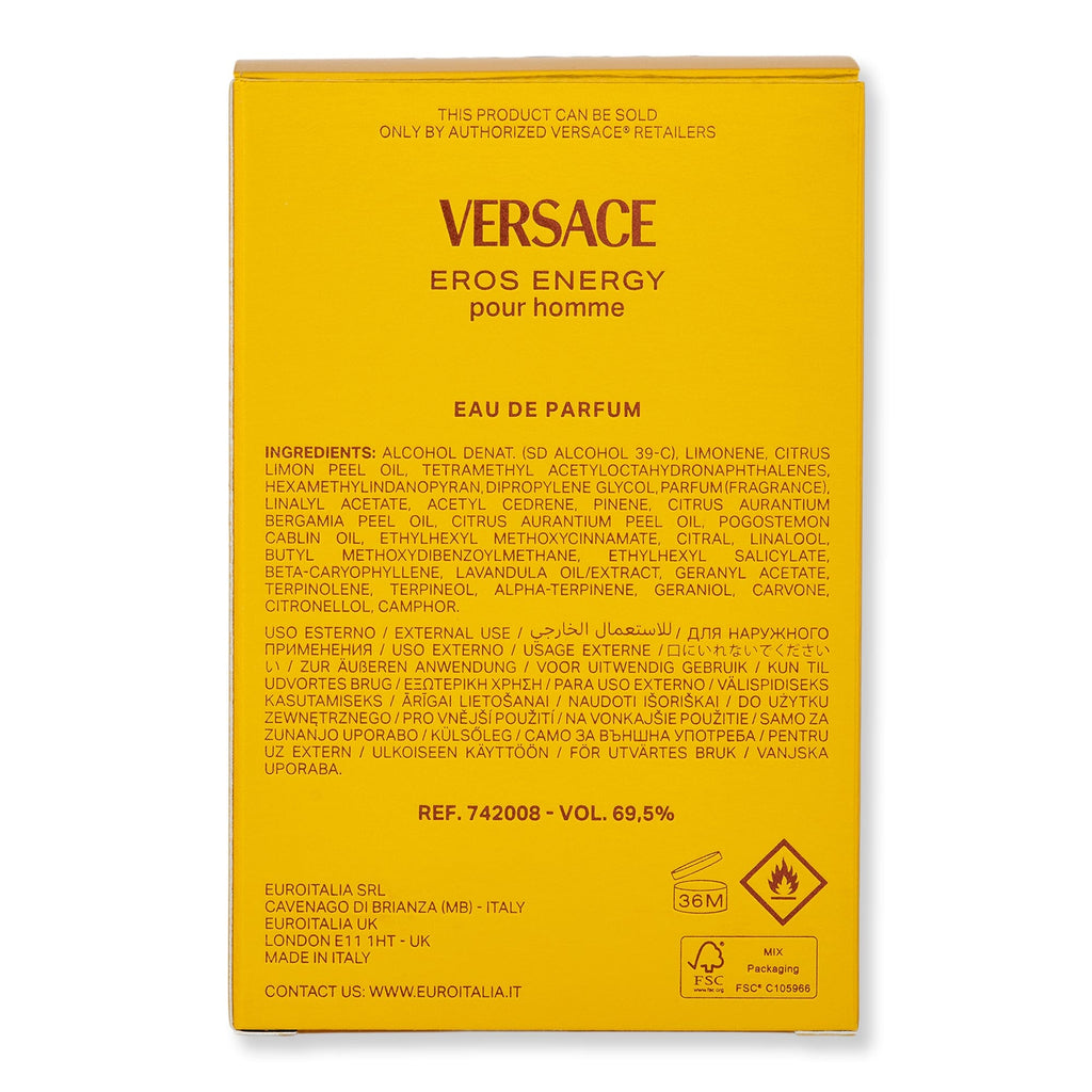 Versace Versace Eros Energy Eau De Parfum Spray Perfume 