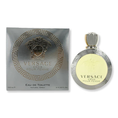 Versace Versace Eros Pour Femme Eau De Toilette Spray for Women Perfume 3.4 oz 