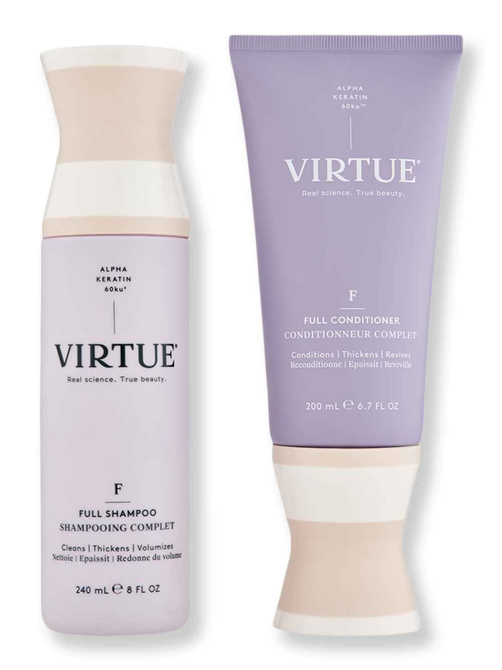 Virtue Labs Virtue Labs Full Shampoo 8 oz & Conditioner 6.7 oz Hair Care Value Sets 
