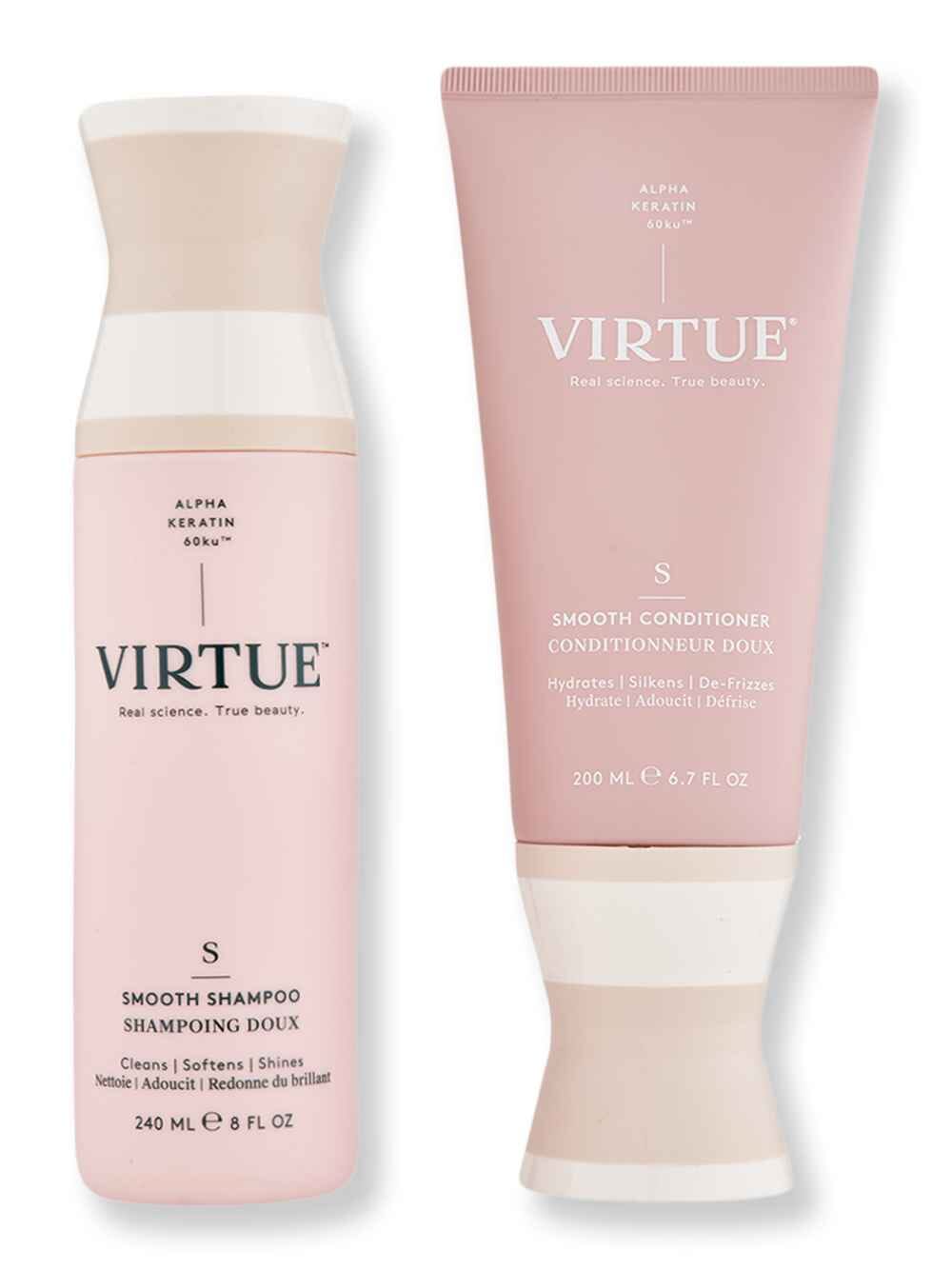 Virtue Labs Virtue Labs Smooth Shampoo 8 oz & Conditioner 6.7 oz Hair Care Value Sets 