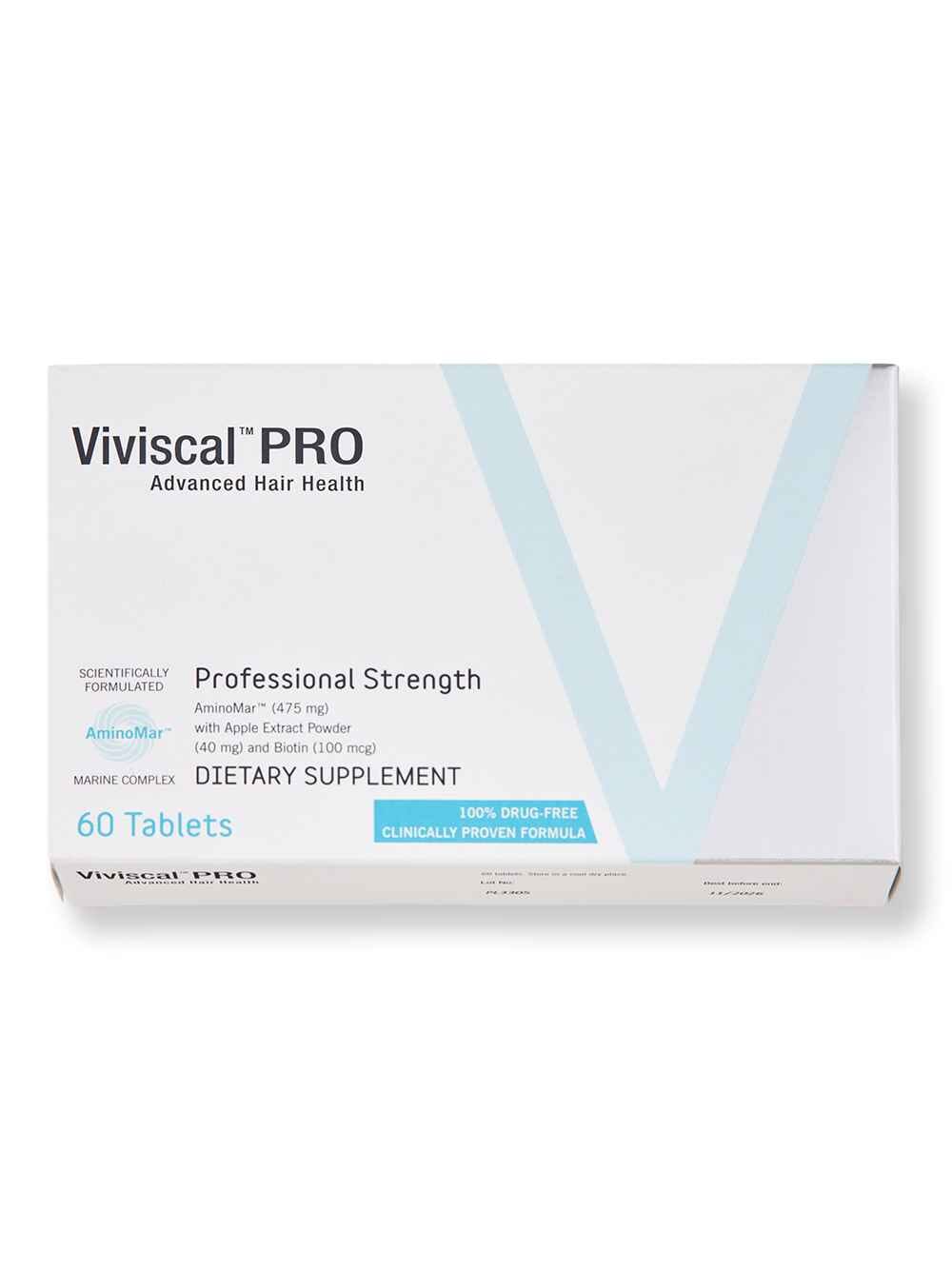 Viviscal Viviscal Professional Strength Hair Growth Supplement 60 Tablets 30 Day Supply Hair Thinning & Hair Loss 