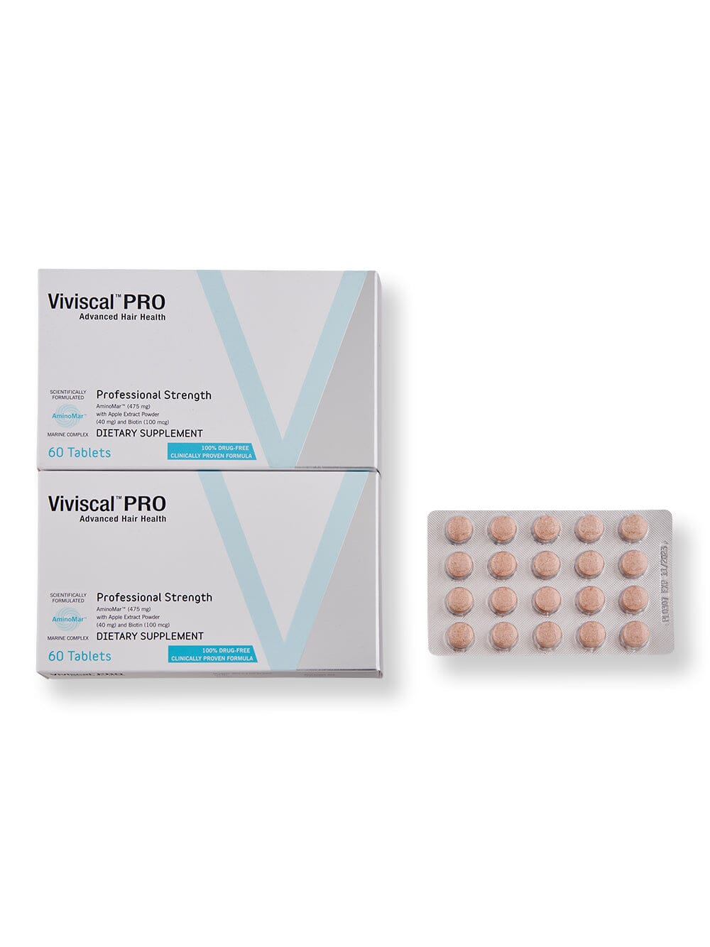 Viviscal Viviscal Professional Strength Hair Growth Supplement 60 Tablets Hair Thinning & Hair Loss 2 Ct 