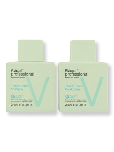 Viviscal Viviscal Thin to Thick Shampoo & Conditioner Hair Care Value Sets 