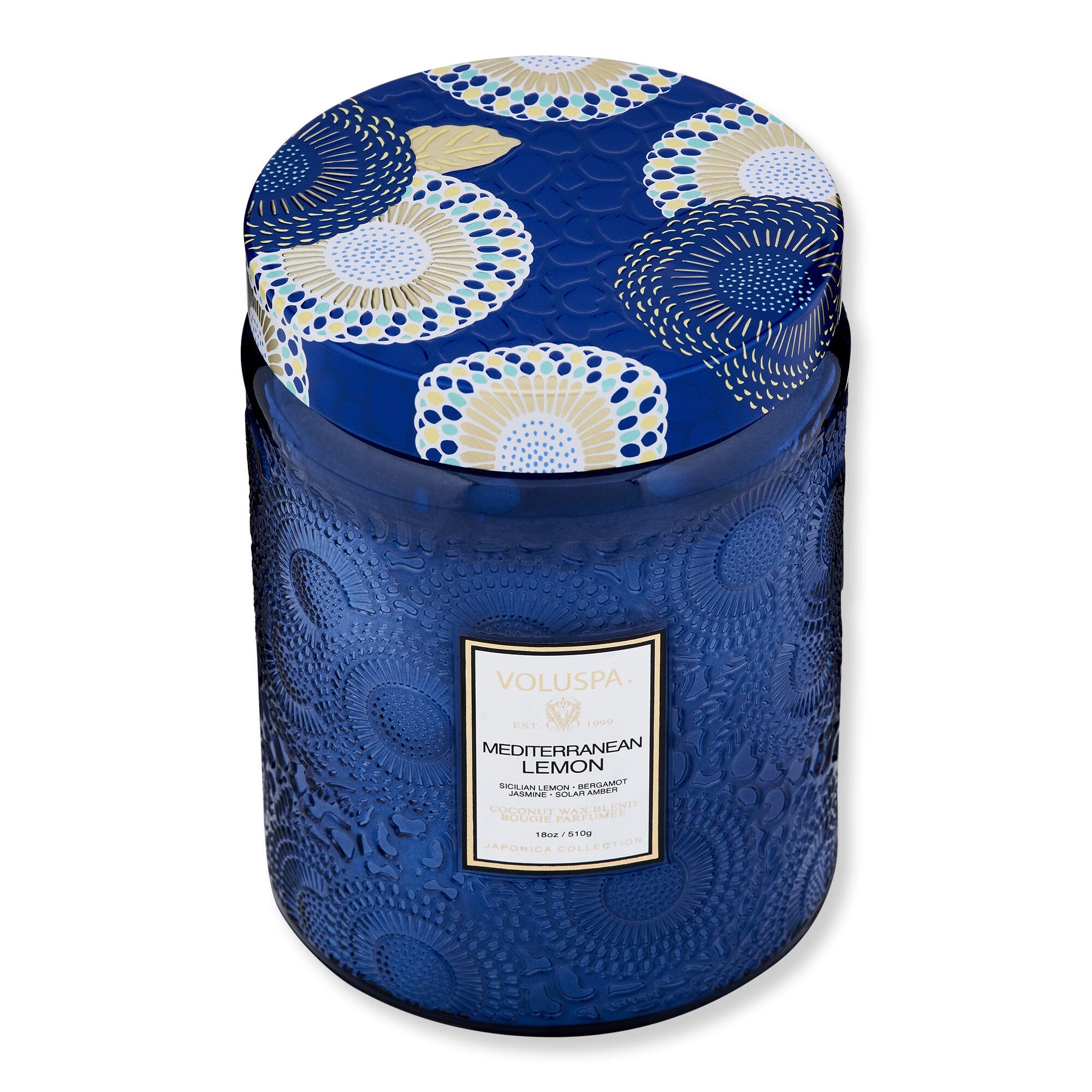 Voluspa Voluspa Mediterranean Lemon Candle 18 oz Candles & Diffusers 