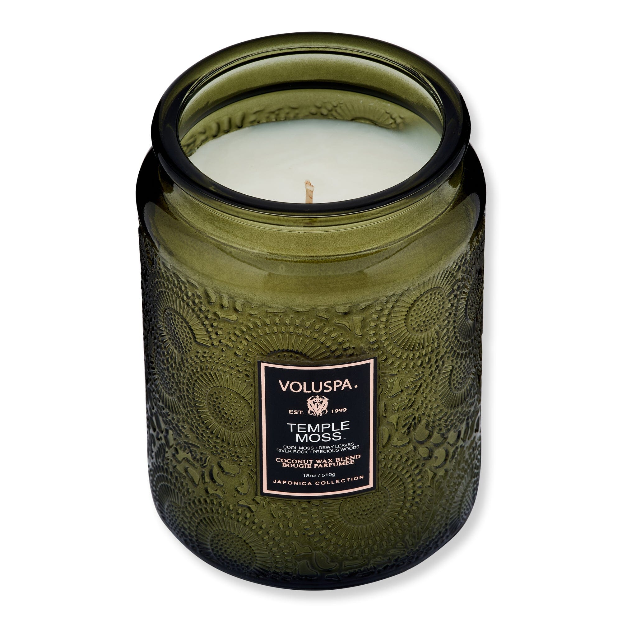 Voluspa Voluspa Temple Moss Candle 18 oz Candles & Diffusers 