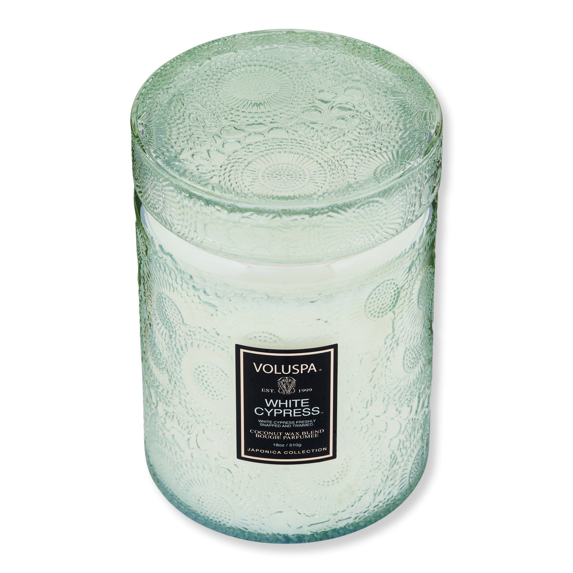 Voluspa Voluspa White Cypress Candle 18 oz Candles & Diffusers 