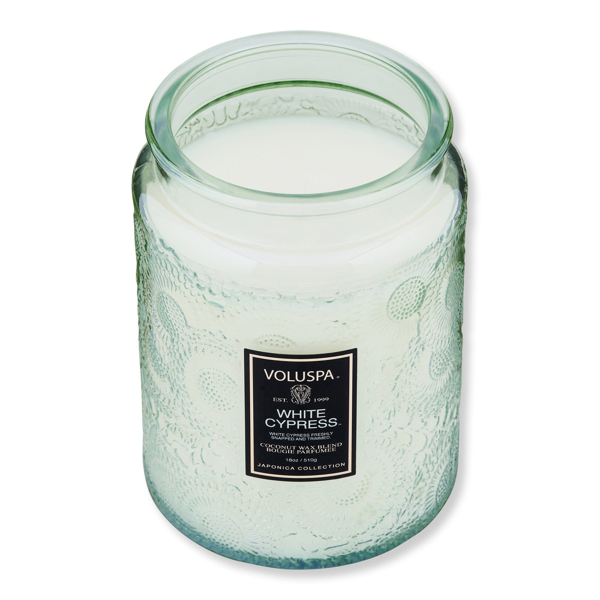 Voluspa Voluspa White Cypress Candle 18 oz Candles & Diffusers 