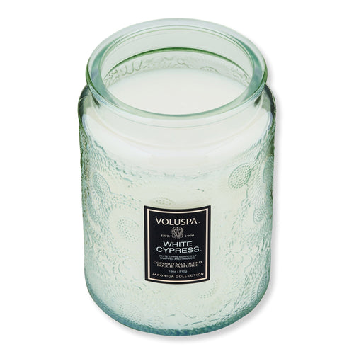 Voluspa Voluspa White Cypress Candle Candles & Diffusers 18 oz 