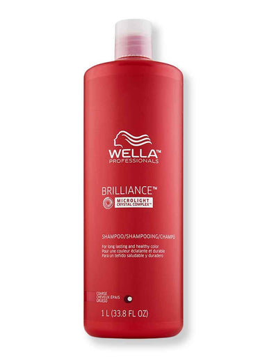 Wella Wella Brilliance Shampoo for Coarse Colored Hair 33.8 oz Shampoos 