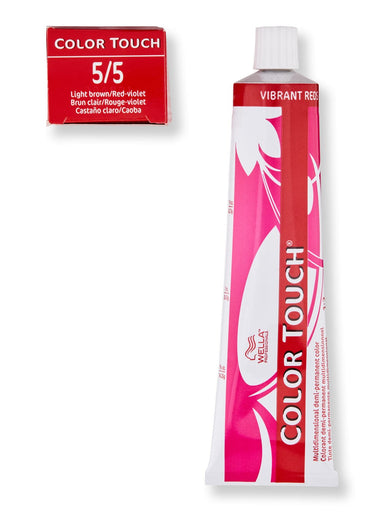 Wella Wella Color Touch Vibrant Reds Hair Color 2 oz 5/5 Light Brown/Red-Violet 