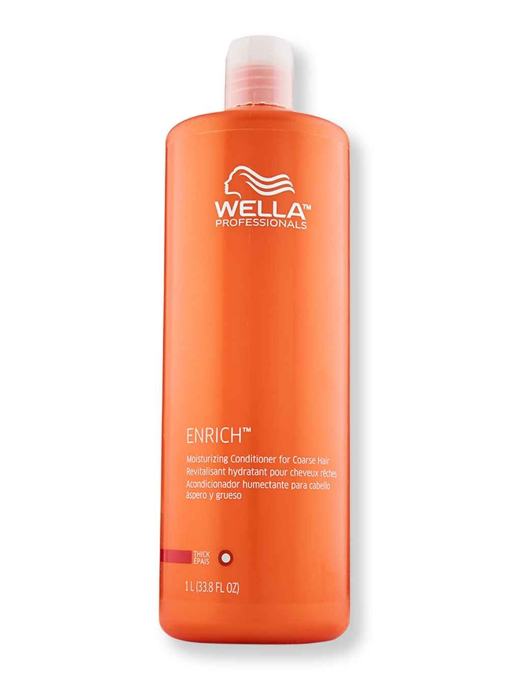Wella Wella Enrich Moisturizing Conditioner for Coarse Hair 33.8 oz Conditioners 