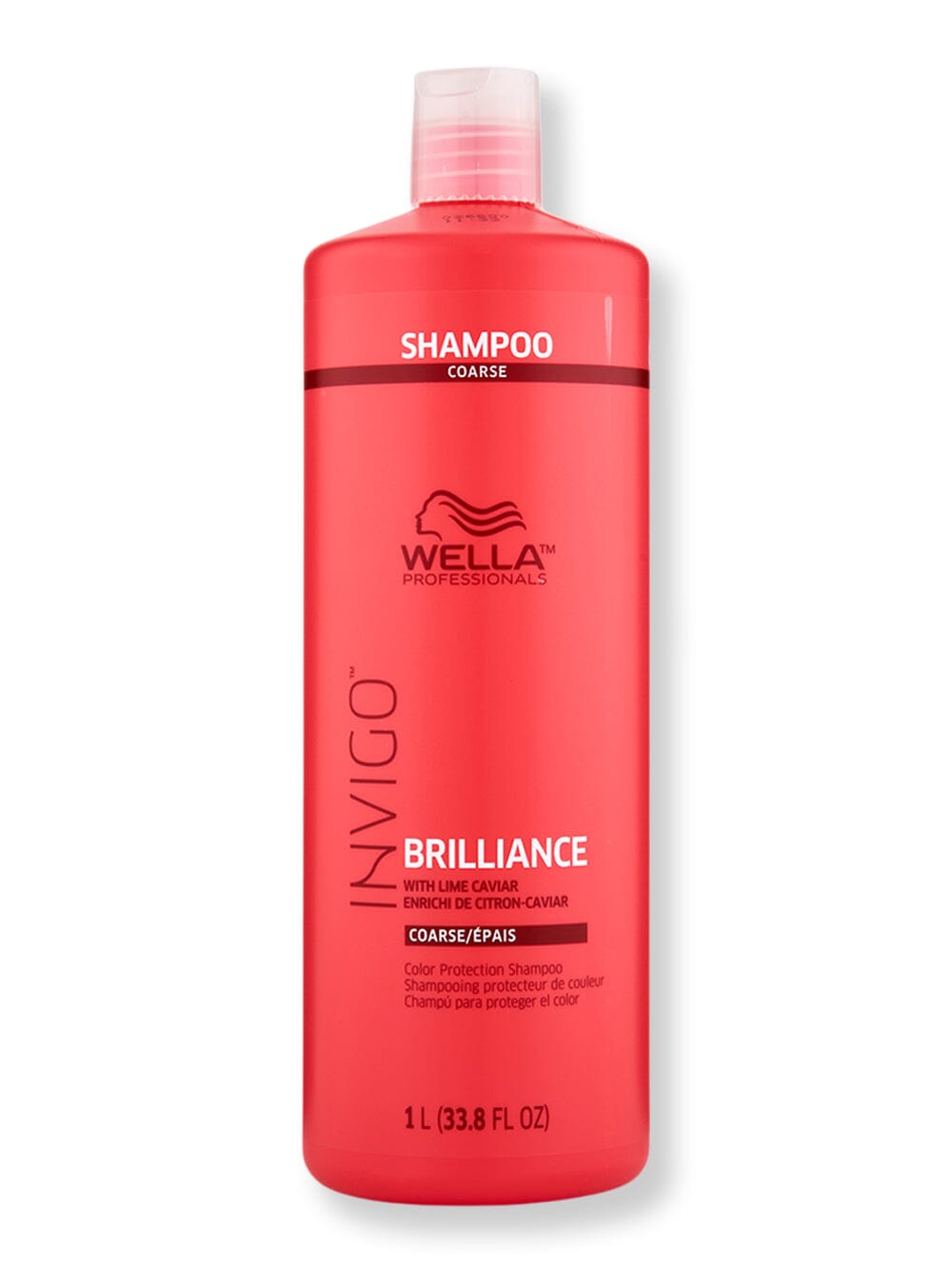 Wella Wella Invigo Brilliance Color Protection Shampoo for Coarse Hair Shampoos 33.8 oz / 1000 ml 