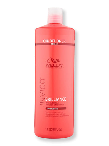 Wella Wella Invigo Brilliance Vibrant Color Conditioner for Coarse Hair Conditioners 33.8 oz / 1000 ml 